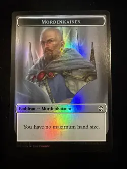 Dog Illusion Emblem - Mordenkain Double-sided Token - Foil - AFR - Image 2