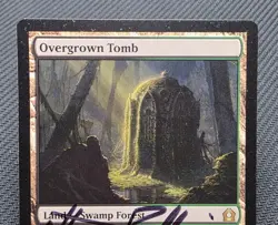 MTG Overgrown Tomb- Signed -Return to Ravnica Magic the Gathering Card # 243 - Image 3