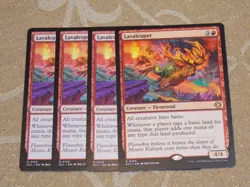 MTG Lavaleaper x4 Rare Lorwyn Eclipsed NM Low SH - Image 1