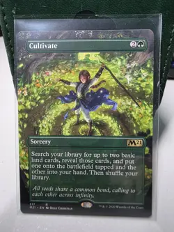 Cultivate (Alternate Art) #317 (Foil) (NM) Core Set 2021 M21 Magic MTG - Image 1