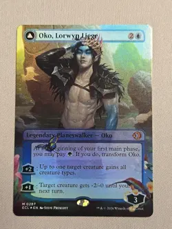 Oko, Lorwyn Liege / Oko Shadowmoor Scion -Borderless FOIL Lorwyn Eclipsed MTG MP - Image 1