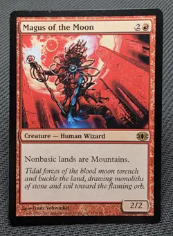 MTG Magus of the Moon- DAMAGED -Future Sight Magic the Gathering Card # 101 - Image 1