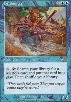 1 x Seahunter - Nemesis - Heavy Play - MTG - Image 1