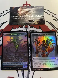 Phyrexian Myr Teferi's Talent Foil Token - MOM - March of the Machine - Image 1