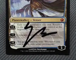 MTG Venser, the Sojourner- Signed -Scars of Mirrodin Magic Card # 135 - Image 4