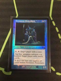 MTG Magic The Gathering Persistent Petitioners Foil Retro Frame Commander - Image 1