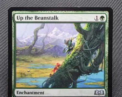 MTG Up the Beanstalk- Signed -Wilds of Eldraine Magic the Gathering Card # 195 - Image 3