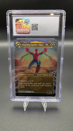 MTG Magic Peter Parker (0208) (Borderless) Marvel's Spider-Man Foil CGC 9.5 - Image 2