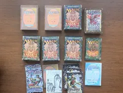 Magic The Gathering Vintage Empty Box Lot Revised, Mirage, Tempest, Urza's Saga - Image 1