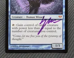 MTG Beguiler of Wills- Signed -Dark Ascension Magic the Gathering Card # 028 - Image 4