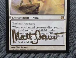 MTG Gift of Immortality- Signed -Theros Magic the Gathering Card # 014 - Image 4