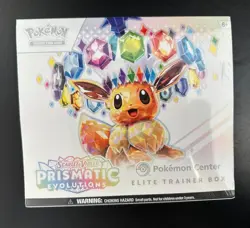 Pokemon Center Scarlet & Violet Prismatic Evolutions Elite Trainer Box SEALED - Image 1
