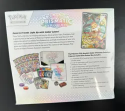Pokemon Center Scarlet & Violet Prismatic Evolutions Elite Trainer Box SEALED - Image 3