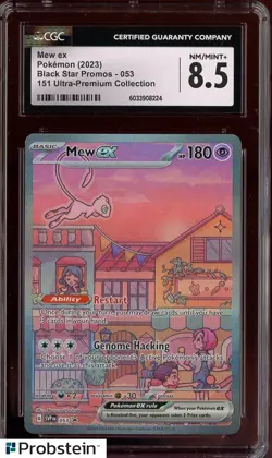 2023 Pokemon BSP 151 Ultra Premium Collection #053 Mew ex CGC 8.5 NM-MT+ - Image 1