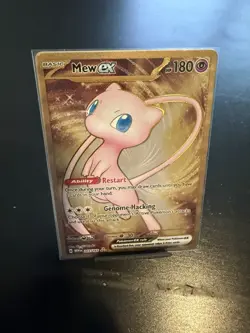 Mew ex 205/165 Metal UPC Promo Pokemon 2023 151 - NM - Image 2