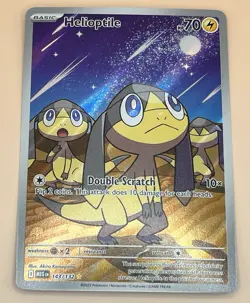 Helioptile 143/132 - Mega Evolution (Illustration Rare) - NM - Pokemon TCG - Image 1