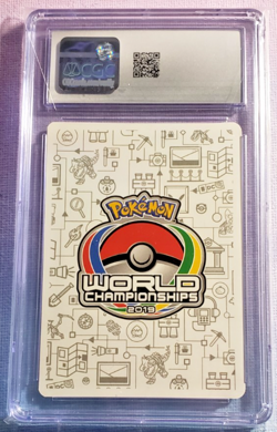2019 POKEMON WORLD CHAMPIONSHIP PROMO #71 MEWTWO & MEW GX WORLD CHAMP CGC 10 (B) - Image 2