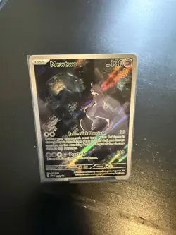 Pokemon Mewtwo SVP 052 Black Star Promo Scarlet and Violet Card - Image 4