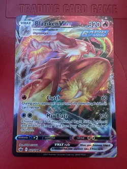 Blaziken VMAX 021/198 Holo Chilling Reign Pokemon Card NM Pack Fresh - Image 1
