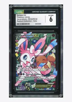 Pokemon CGC 6 Sylveon EX Holo 2016 RC32/RC32 Generations English - Image 1
