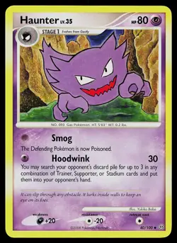 Pokemon Card - Haunter Stormfront 40/100 Uncommon - Image 1
