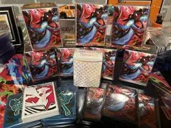 Pokemon TCG Lot Deck Sleeves And Deck Boxes - Image 1