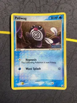 Pokemon Unseen Forces Poliwag #67/115 Common Reverse Holo Card Pokemon TCG LP - Image 1