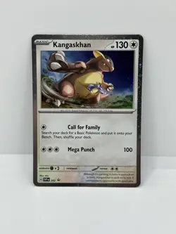 2025 Pokemon Destined Rivals Kangaskhan 202 SVP Black Star Promo Blister Card - Image 1