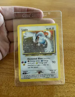 2000 POKEMON NEO GENESIS #9/111 LUGIA UNLIMITED HOLO RARE CARD WOTC VINTAGE - Image 4