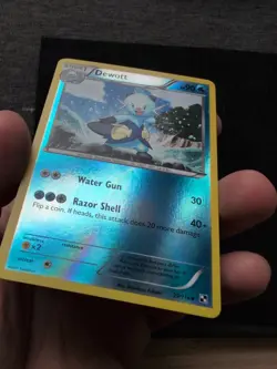Pokemon TCG Dewott 29/114 Black & White Set Reverse Holo LP - Image 3