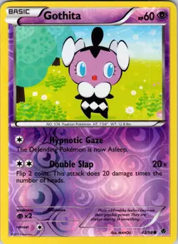 Gothita (43) 43/98 Emerging Powers Pokemon TCG NM Reverse Holo - Image 1