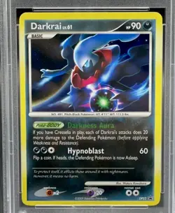 2009 Pokemon Diamond Pearl #DP52 DARKRAI Holo Black Star Promo - Image 1