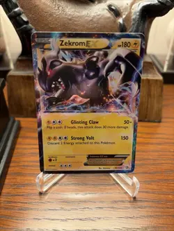Pokemon Zekrom EX TCG Holo Card Legendary Treasures 52/113 - Image 1