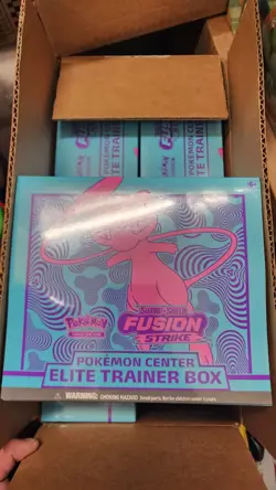Pokemon Center Exclusive Fusion Strike Elite Trainer Box ETB Sealed Case Fresh - Image 1