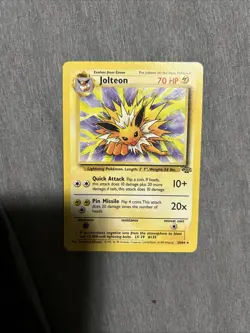 Pokemon Jolteon TCG Jungle 20/64 Regular Rare Non-Holo - Image 1