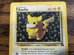 Pokemon Wotc Black Star Promo # 1 Ivy Pikachu **not played ** - Image 2