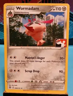 Wormadam 098/172 Non Holo Prize Pack Series Pokemon Play! NM Condition - Image 1