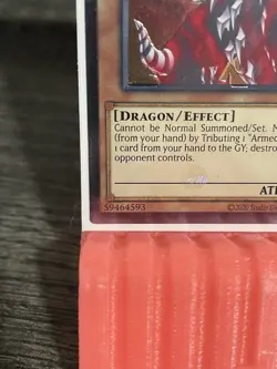 Armed Dragon LV10 (UTR) OP15-EN001 OTS Tournament Pack 15 Unlimited Near Mint - Image 4