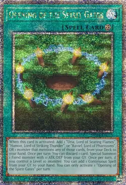 Opening of the Spirit Gates (Quarter Century Secret Rare)-Quarter Century Sec... - Image 1