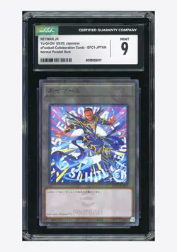 Yu-Gi-Oh CGC 9 Neymar JR Normal Parallel Rare 2025 EFC1-JPTKN Japanese - Image 1