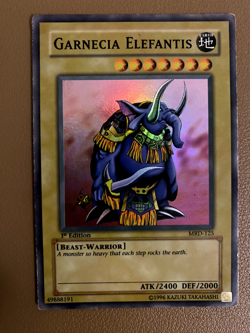 RARE **Faded Misprint** 1st Edition Garnecia Elefantis MRD-125 (Yu-Gi-Oh!) - Image 1