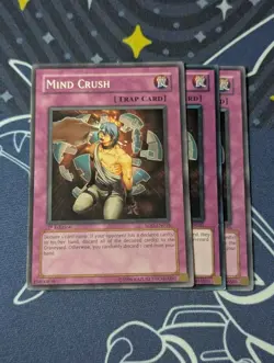 3x Mind Crush - SOD-EN056 - Common (NM) - Yugioh Playset - Image 1