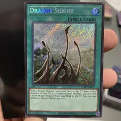 Dragon Shrine LCKC-EN075 Unlimited Secret Rare Near Mint +Bonus FREE SHIPPING! - Image 1