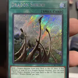 Dragon Shrine LCKC-EN075 Unlimited Secret Rare Near Mint +Bonus FREE SHIPPING! - Image 3