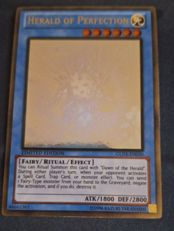 Herald of Perfection GLD5-EN030 Haunted Mine Ghost Gold Rare Limited | LP - Image 1
