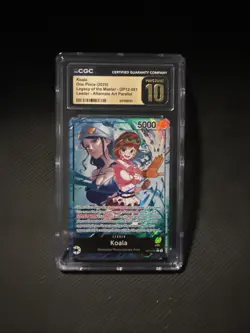 2025 ONE PIECE LEGACY OF THE MASTER #OP12-081 KOALA CGC 10 PRISTINE - Image 1