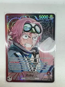 One Piece TCG English OP11-001 Koby Leader Alt Art Parallel - Image 1