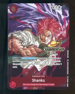 2025 One Piece Championship 25-26 Event Pack Promo #P-083 Shanks - Image 1