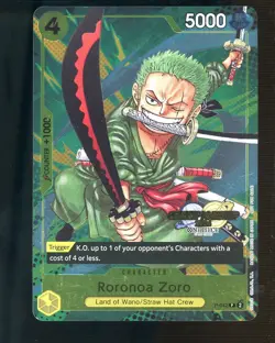 2024 One Piece English Event Pack Vol.3 #P-042 Roronoa Zoro - Image 1