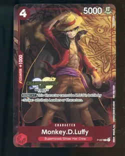 #1 2024 One Piece Championship Celebration Pack Promo #P-007 Monkey D. Luffy - Image 1